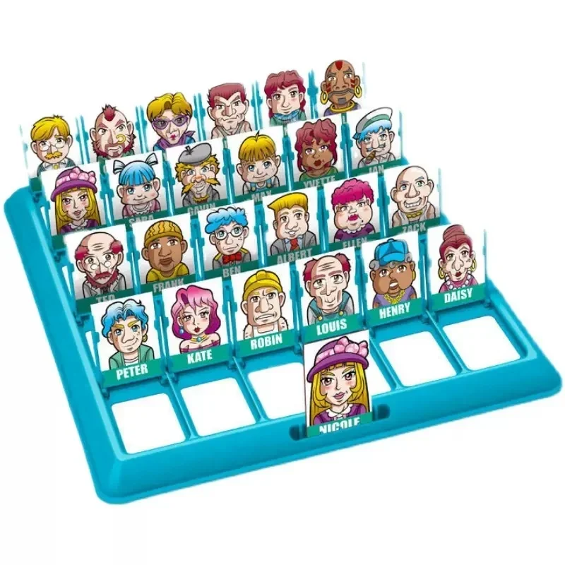 Ouder-kind casual bordspel voor kinderen Raad eens wie ik ben de puzzel van de baby Denken Klein speelgoed Logisch redeneren