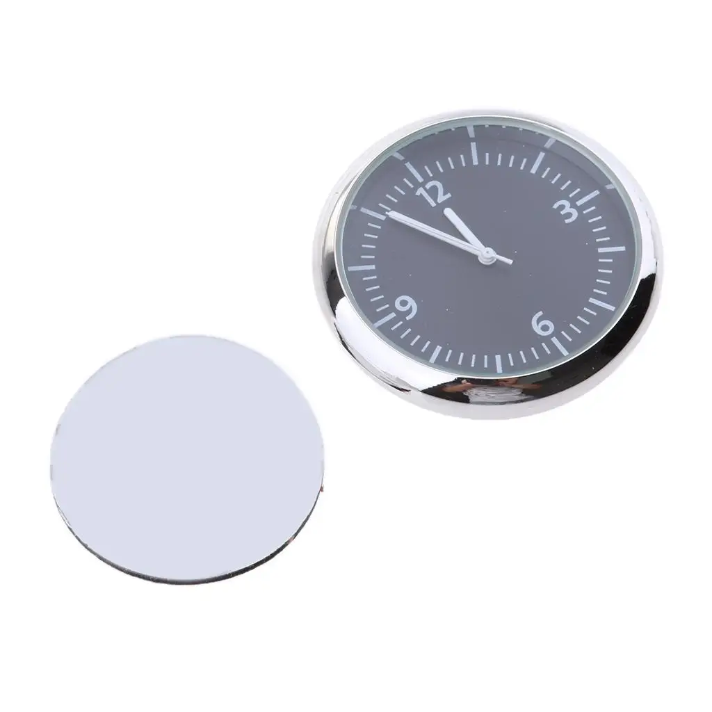 

Luminous Quartz Watch for Cars Metal Mini Dashboard Clock Automotive Analog Timepiece for Car Office Home Accessories