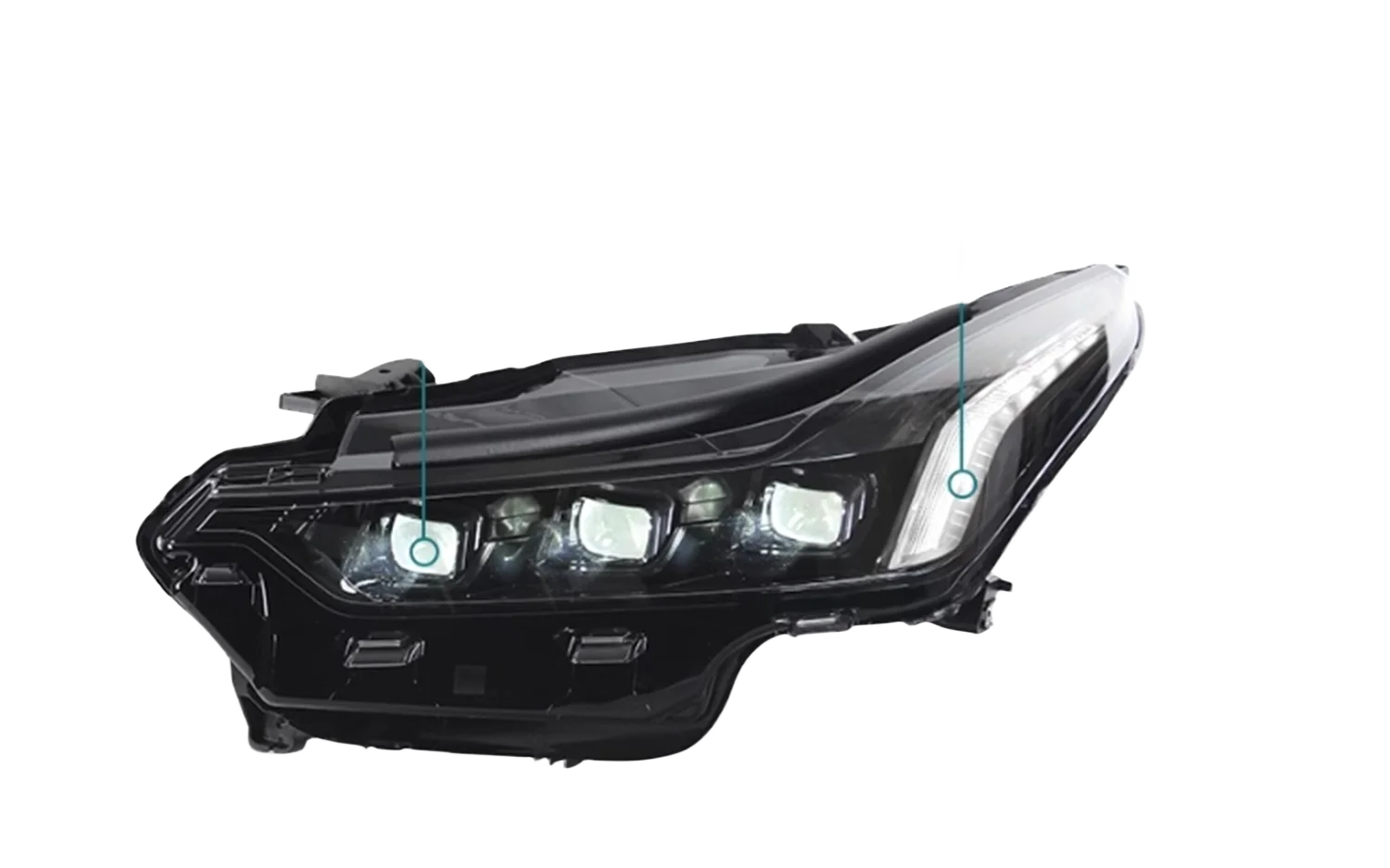 Car Front LED Headlamp Headlight for Cadillac CT5 20-22 DRL Daytime Running Light Turn signal