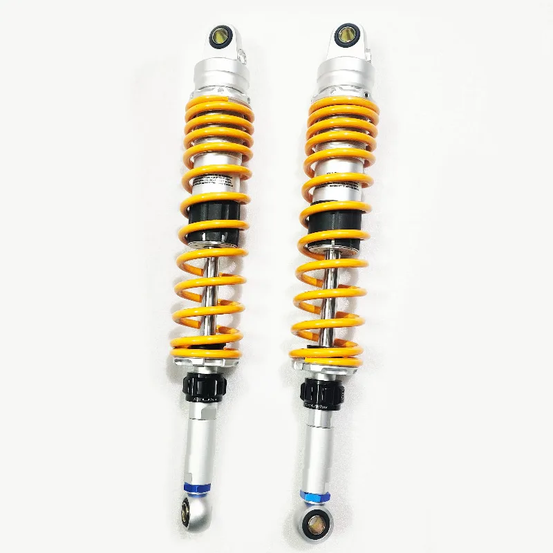Amortiguador de Motocicleta de 7 mm, 360 mm, 370 mm, 380 mm, 390 mm, 400 mm, 410 mm, 420 mm, Suspensión Trasera Ajustable para Motos Honda y Yamaha