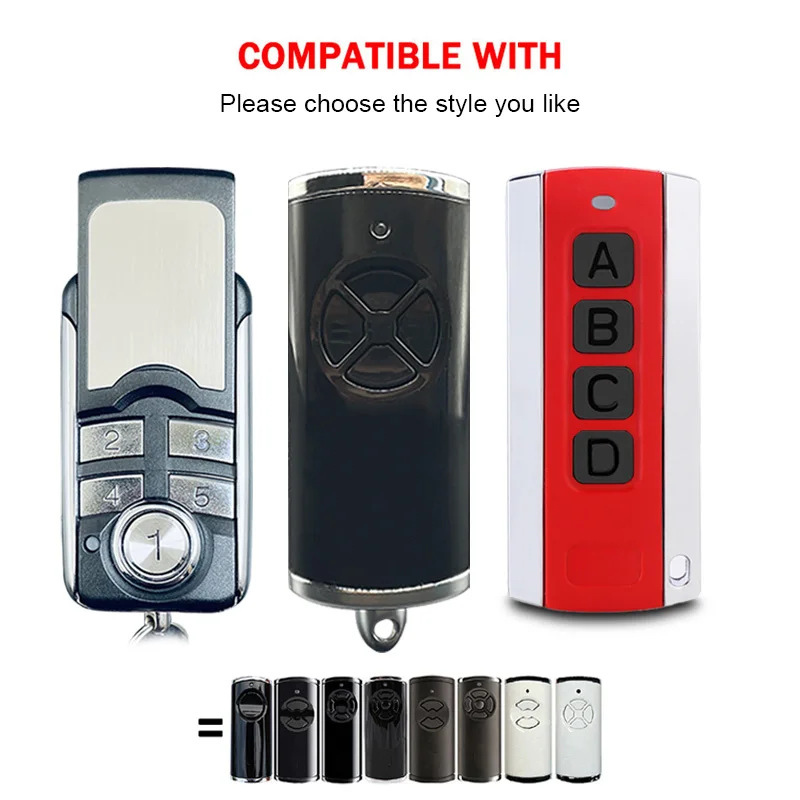 For HSE4-868-BS Garage Remote Control Compatible With HSE4 HS1 HS4 HS5 HSP4 HSD2 HSE2 HSE5 HSE1 868 BS Hand Transmitter