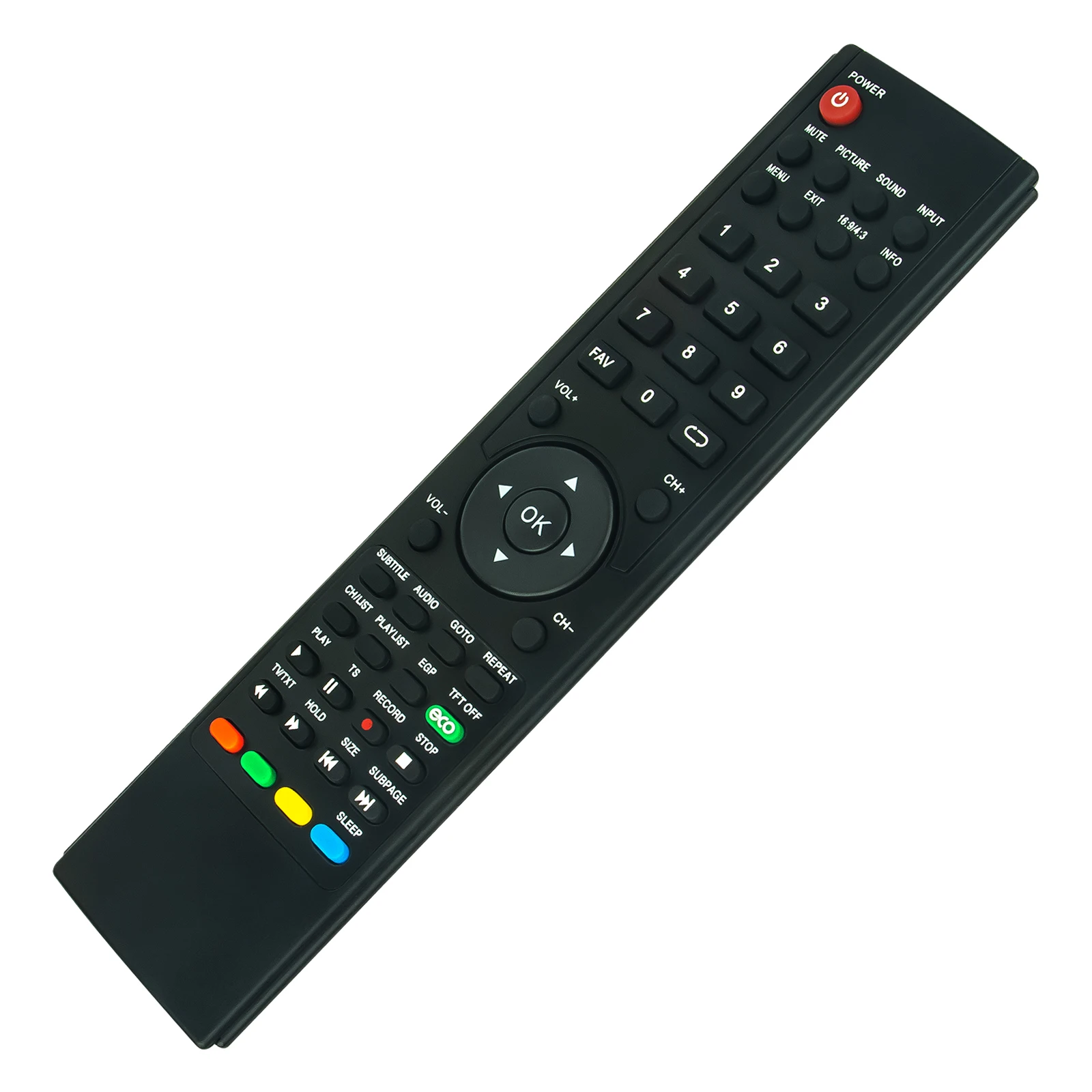 New Replaced Remote Control Fit For Nordmende TV FHD24A FHD32A FHD43A