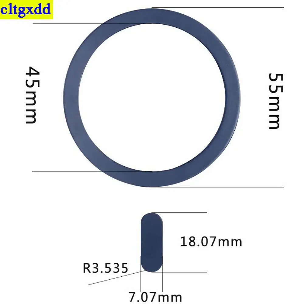 Cltgxdd-磁気プレート用磁気リング,ユニバーサルメタルステッカー,ワイヤレス充電器,カーアクセサリー,1個