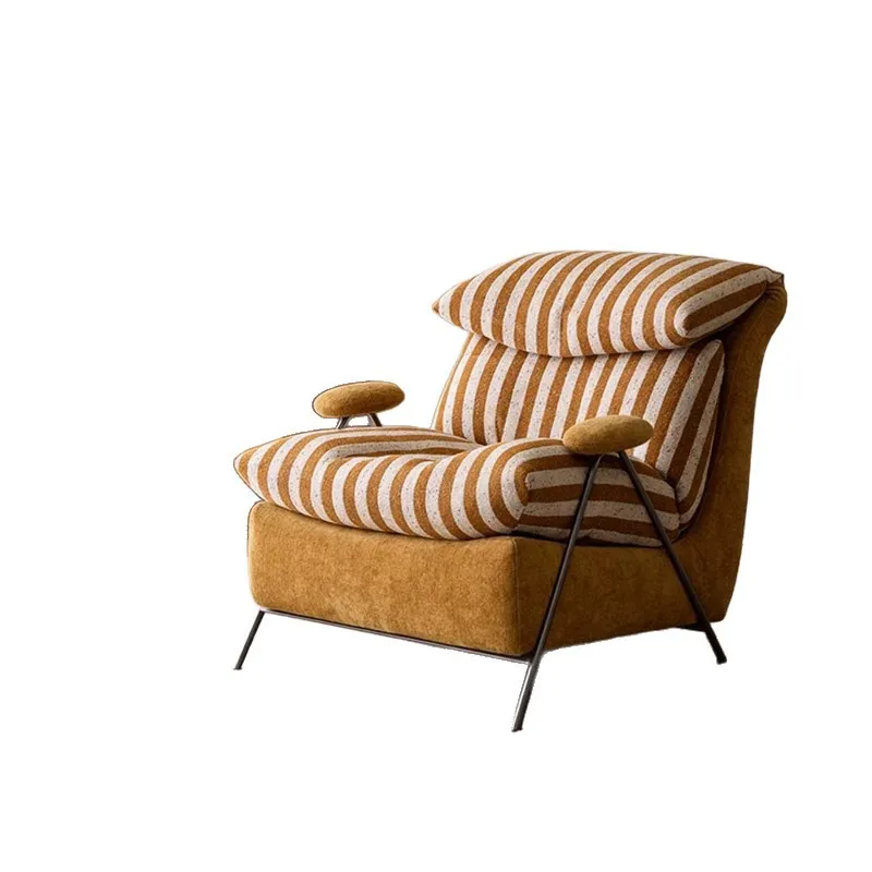 Medieval single leisure chair living room home small apartment retro homestay designer lazy sofa chair tiger chair