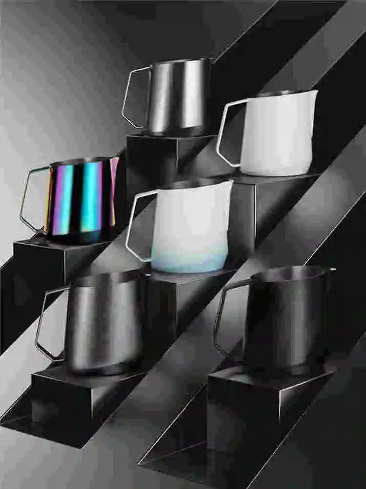 

MHW3BOMBER Italian Sle Coffee Latte Art Cup U-образная чашка для вспенивания молока, профессиональный инструмент для кофе из нержавеющей стали, 600 мл