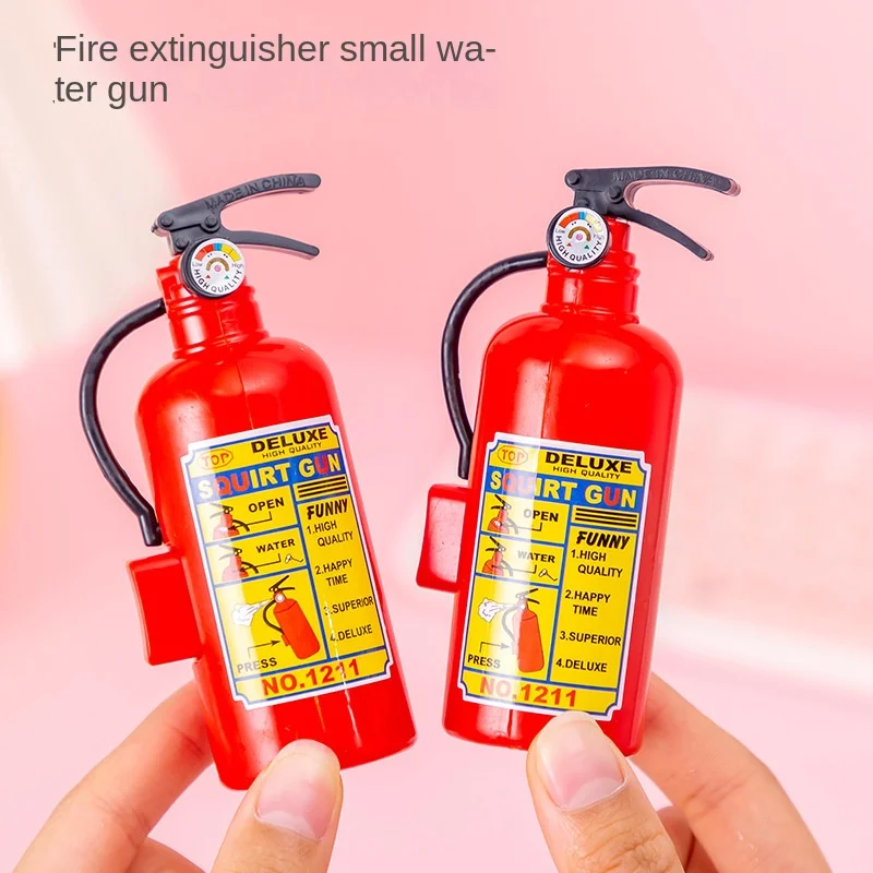 Summer Fire Extinguisher Small Water Gun Children's Water Gun Playing in The Water Beach Toys Kindergarten Gift Toy Gun Watergun