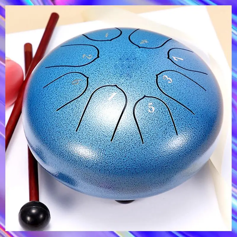 

Quality 6 Inch 8 Tone Rain Drum Outdoor Chakra Drum Garden Instrument Rain Drum Ethereal Drum
