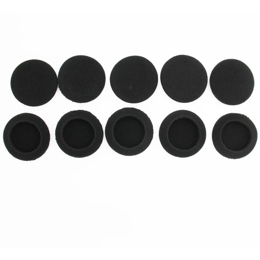 

2pcs/Pair Foam Foam Ear Pads Thick Earmuffs Headset Ear Cushions High Quality Black Thickened Foam Ear Pads Headset