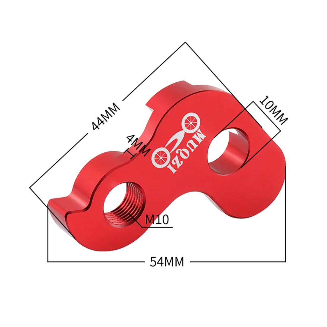 412 Folding Bike Frame Rear Derailleur Tail Hook Alloy Outside 3 Speed Hanger Extension Single Speed Refit Derailleur