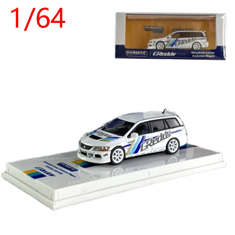 

Diecast Model Car Shop 1/64 Mitsubishi Lancer Evo Wagon GReddy Model Car Play Vehicles Toys for Boys Gift