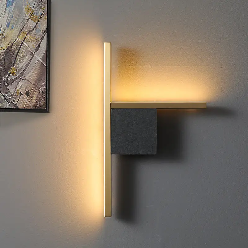 Modern copper material Wall Light for Home Indoor Bedroom Corridor Hotel Ceiling Art Decoration Wall Lamp Bracket Light