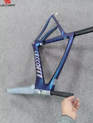 Ceccotti Factory Road Bike Frame fit Max 700*28C tires V Brake Bicycle Frameset available DIY color Carbon Frame