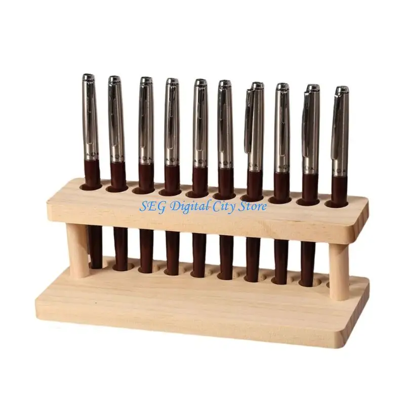 

U75B Elegant Wooden Pen Holders For Modern Desk Artful Office Accessory Design