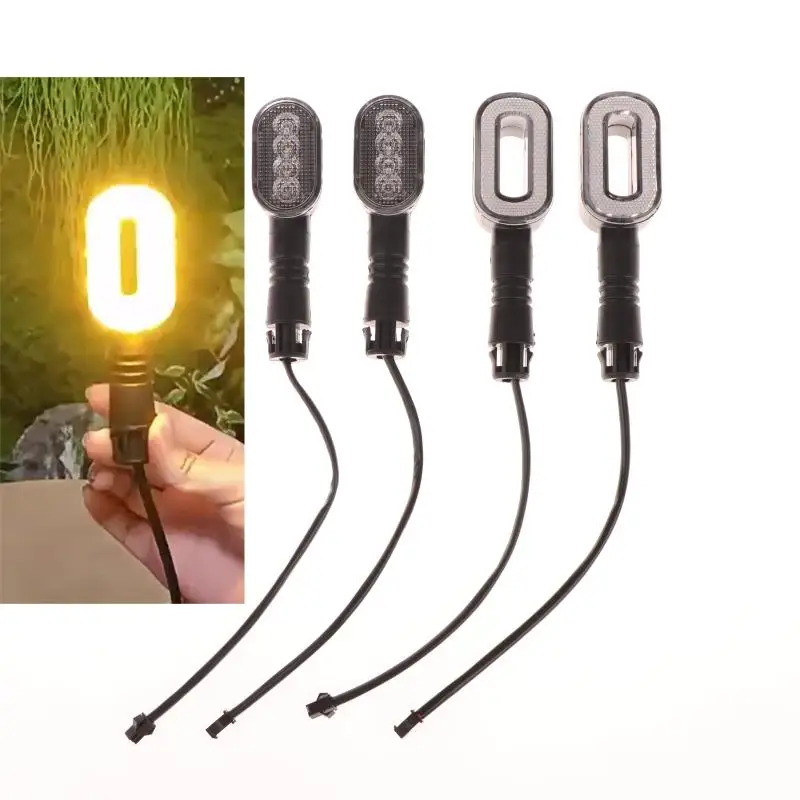 

2PCS Electric Bike TurnSignal Kit-36V-72V Horn Taillight Combo,Easy-Install WarningLight for Bicycle/Scooter/Motorcycle Safety