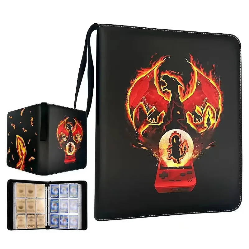 لتقوم بها بنفسك ألبوم بطاقة البوكيمون بيكاتشو تشارجر Gengar Mewtwo الكرتون بطاقة كتاب أنيمي جمع عمل دمى أشكال الهدايا