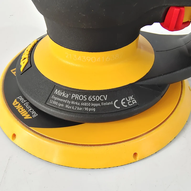 Mirka Pneumatic 6-inch Sandpaper Machine Car Putty Grinding Round 150mm Eccentric 2.5/5mm Grinding Machine