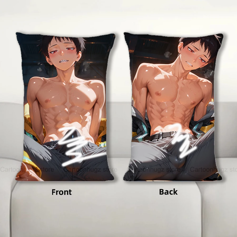 

R18 + Dakimakura аниме Shinra Kusakabe наволочка диванная подушка двухсторонняя наволочка с принтом 40X60 см
