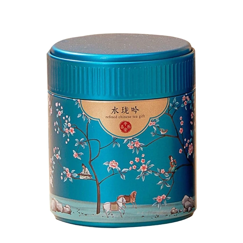 Durable Tea Tin with Lid Store and Savors Your Beloveds Tea Holder Metal Tin Drop shipping