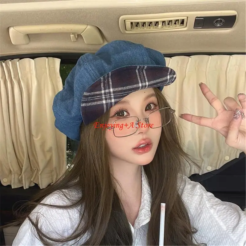 PXPB قبعات عصرية يابانية للجنسين إكسسوار أغطية الرأس للنساء والرجال قبعة كابي لزي حفلات الهالوين التنكرية #4