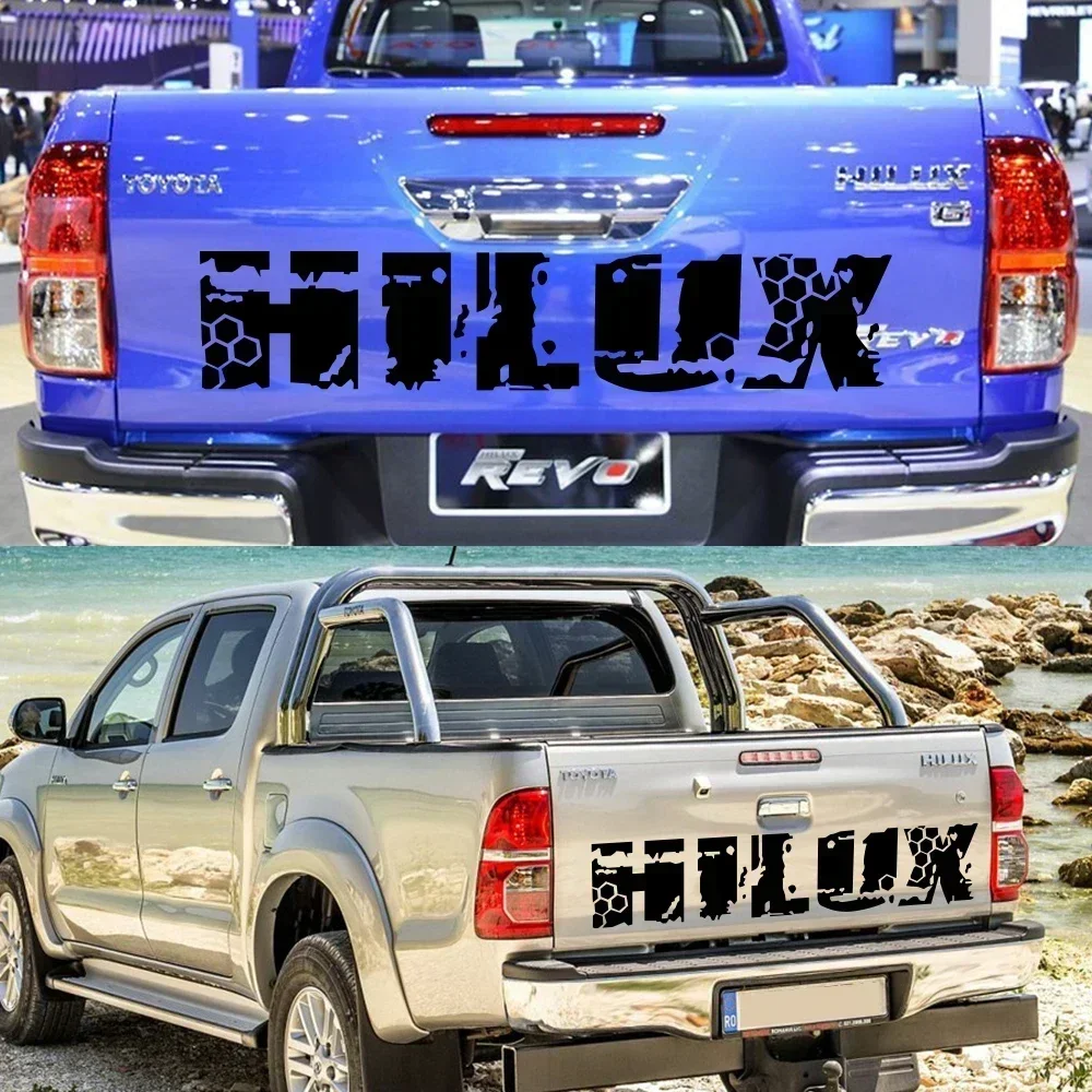 صندوق السيارة الخلفي ملصقات الديكور الرياضية ، فيلم الفينيل ، ضبط صائق ، السيارات ، اكسسوارات السيارات الخارجية لتويوتا هيلوكس