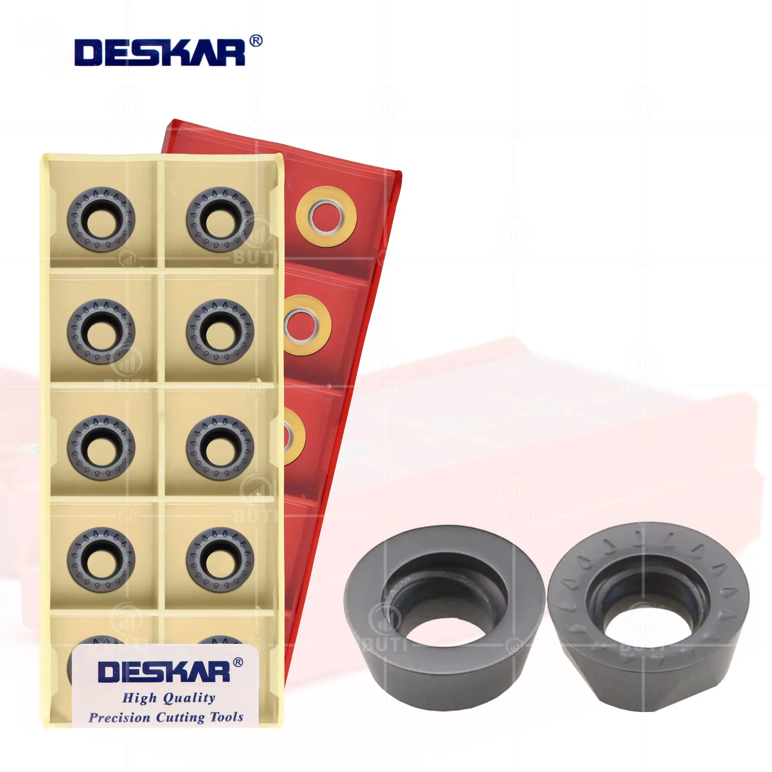 

DESKAR 100% Original RPMT08T2 RPMT10T3MOE-JS RPMT1003MO-TT RDMW10T3MO-TT LF6018 LF6028 CNC Lathe Carbide Inserts Milling Blades