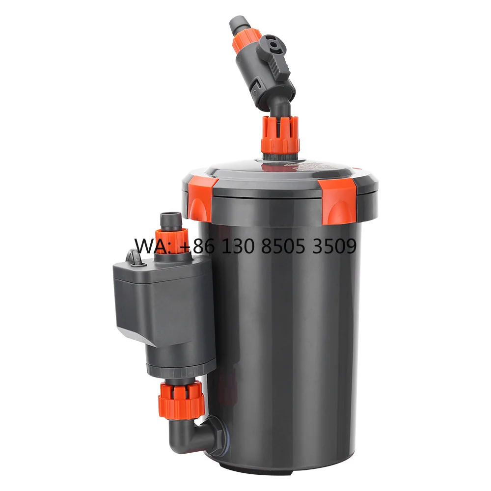 

220V Silent Plastic and Sponge Aquarium Desktop Fish Tank Filter Pump External Barrel with Box Packing for Grass and Fish Care