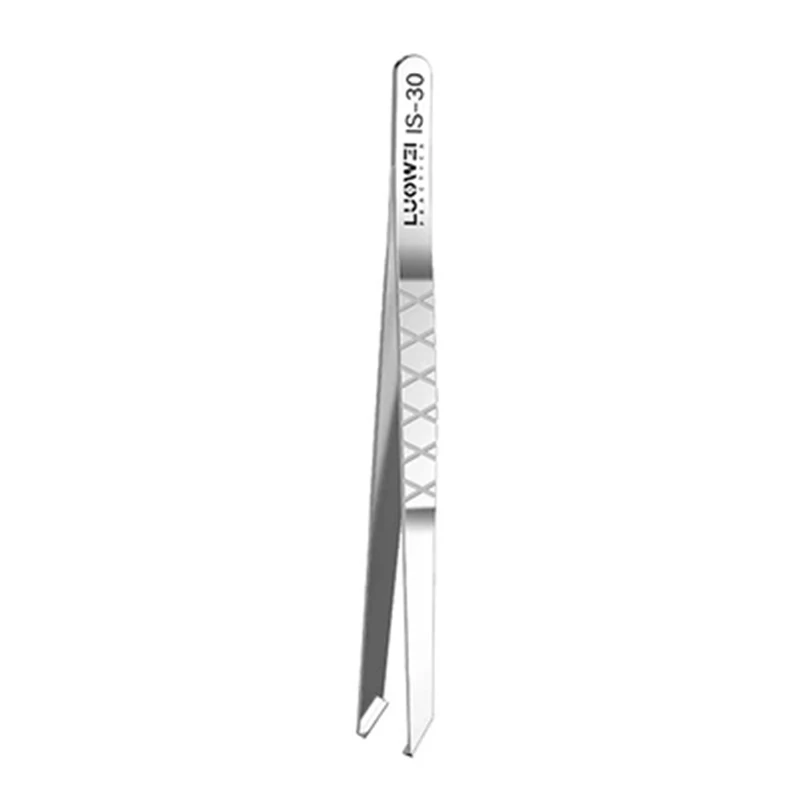 LUOWEI IS-30 Universal Repair Tweezers Specially for Cellphone Motherboard Layering 35 ° Angle Chip Soldering Positioning Tool