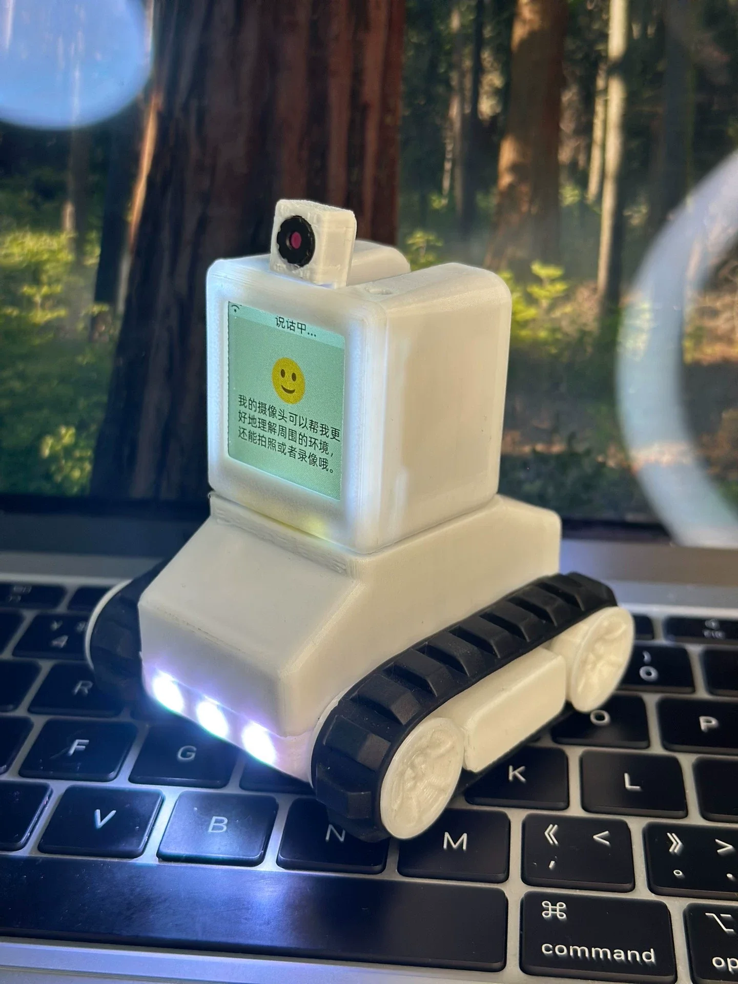 Xiaozhi AI Cyber Tank Robot ESP32 DIY 3D Printing Robot Pet Voice Control AI Dialogue Voiceprint Recognition Companion Kid Gifts - Image 6