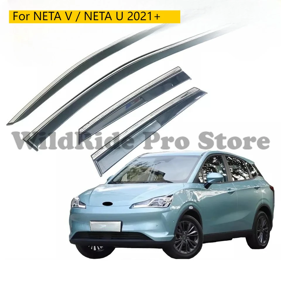 

CAR WEATHER SHIELD WINDOW VISOR for NETA V / NETA U 2021+ WIND DEFLECTOR RAIN GUARD SUN SIDE DOOR VISOR SUN RAIN VISOR