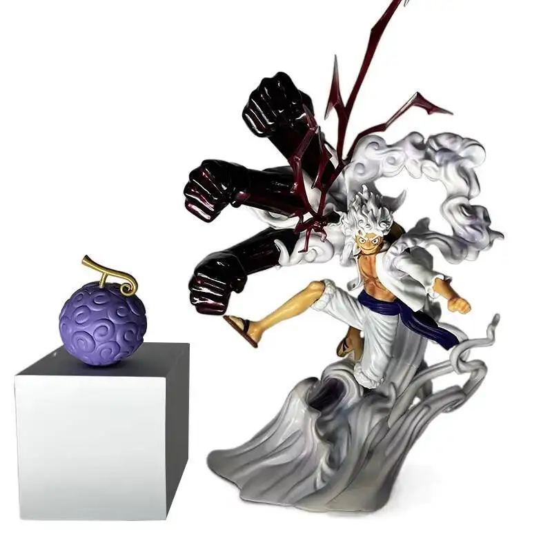 Ein Stück GK Anime Figur Modell Action Figure Nika Luffy Freude Junge Figuren 24cm Statue Sammlung Spielzeug Sonne Gott nikka Figma Puppe