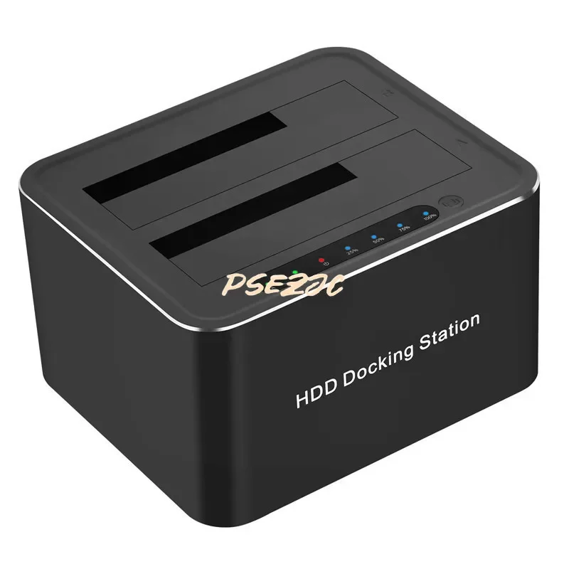 

USB 3.0 SATA Dual Hard Disk Base Mobile Box Offline Cloning Machine for 2.5-inch/3.5-inch HDD SSD Cloning