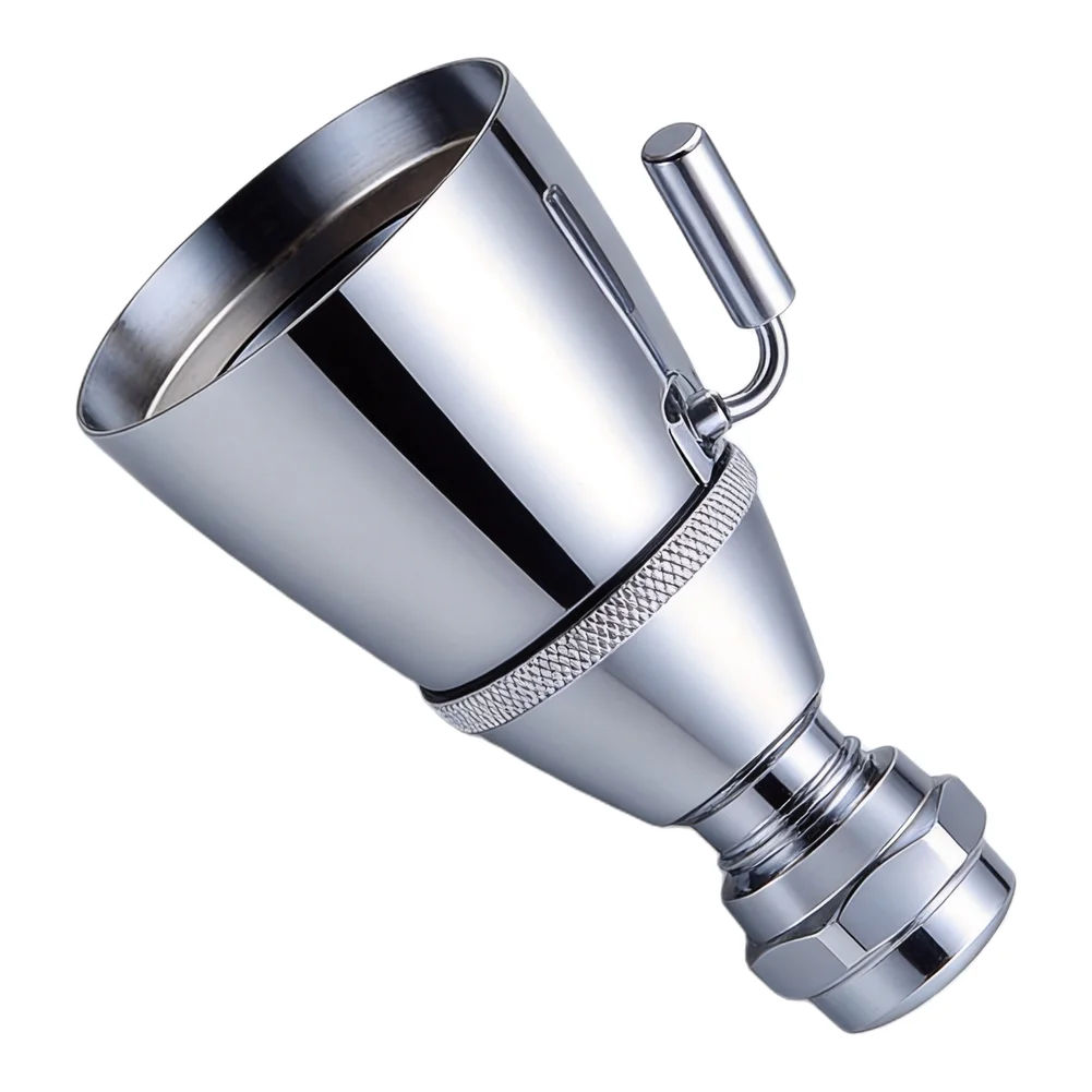 Adjustable Spray Model High-pressure Chrome-plated Shower Head -Mini Wall Mounted High Pressure Shower Head Bathroom