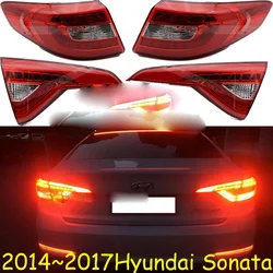 1pcs car accessories bumper tail light for Hyundai sonata taillight Taillamp 2014~2017y for Hyundai sonata fog lamp