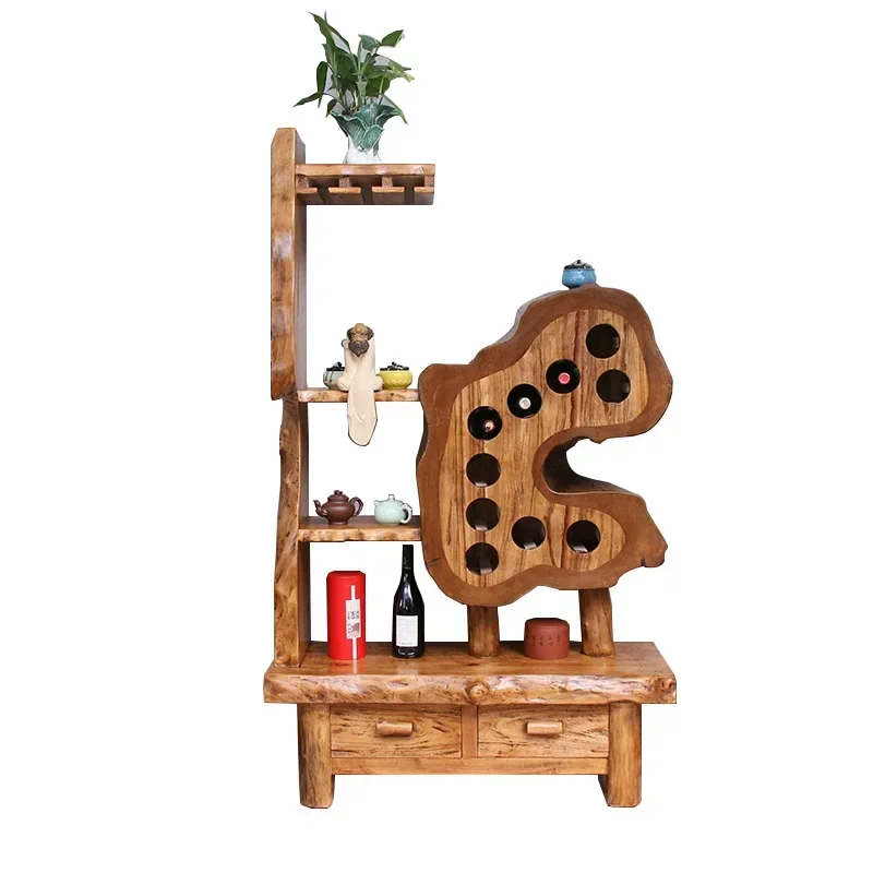 

Wine Cabinet Living Room Wall Simple Modern and Unique Creative Foyer Doorway Porch Cabinet Decorative Screen Original Ecology