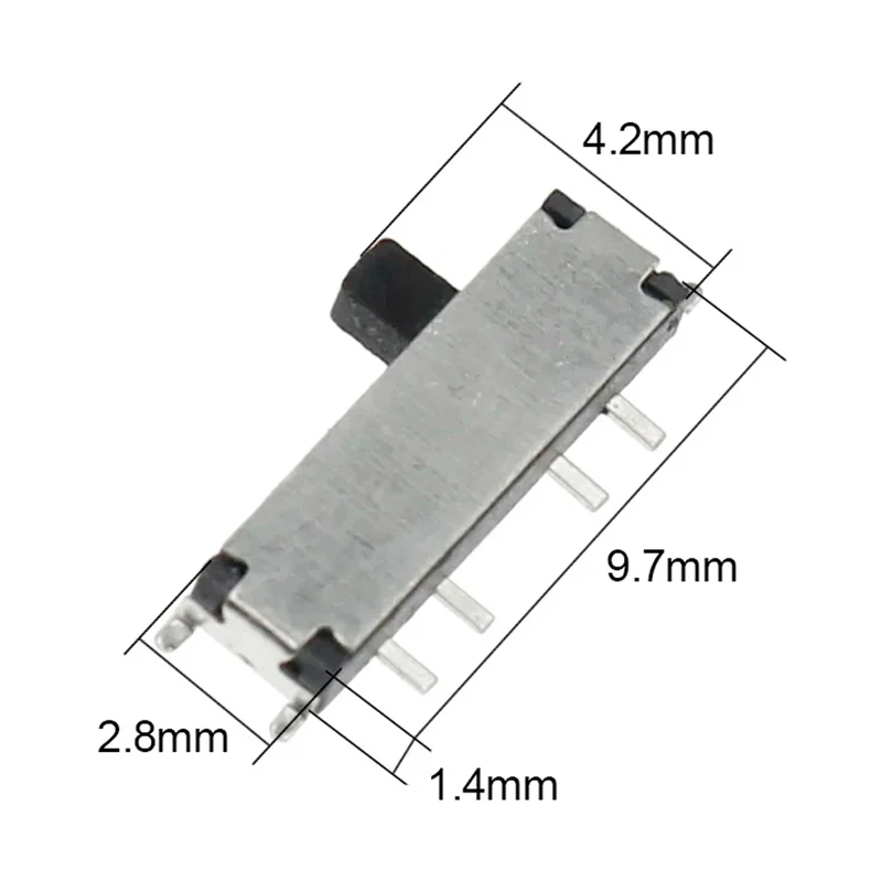 【10PCS】 MSK-12C03-07 8Pin Toggle Switche Micro SMD on-off-on 1P2T Switch