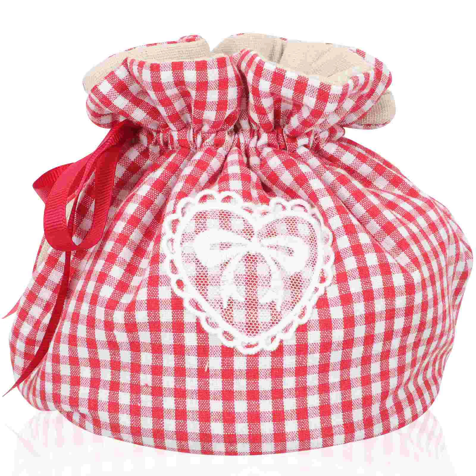 Teapot Dust Cover Water Kettle Outdoor Sleeve Drawstring Warmer for Home Household Bottle Cotton Insulated Portable