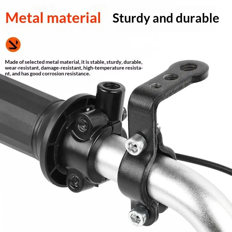 Motorcycle LED Spotlight Holder Bracket Universal Metal Tube Clamp Mount for Ebike Modification Use