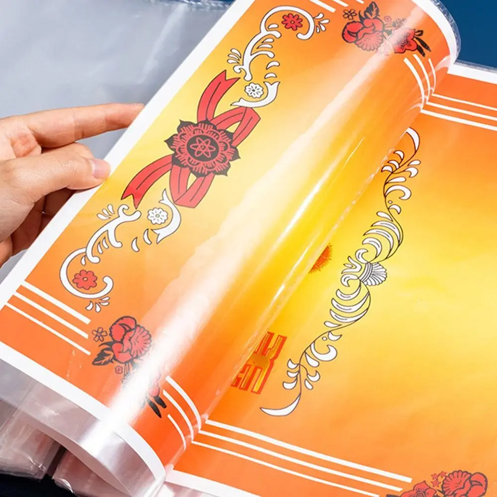 Durable 40 Pages Archives Bag A4+A5 Student Student Certificate Storage Bag PP Large Capacity File Folder