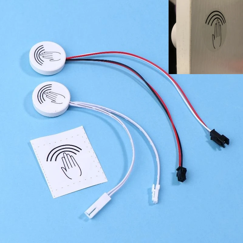 

Диммер ручного переключателя управления, 2-контактный перегородка сенсорного датчика через деревянную/каменную/стеклянную панель, напряжение 3,7–24 В