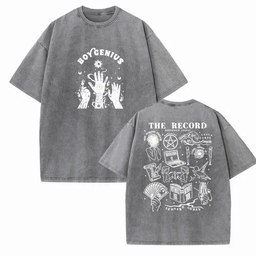 Imagen 2 del producto Boygenius Band-camisetas de algodón para hombre y mujer, camisa de manga corta con cuello redondo, Estilo Vintage Harajuku, regalo, 2024