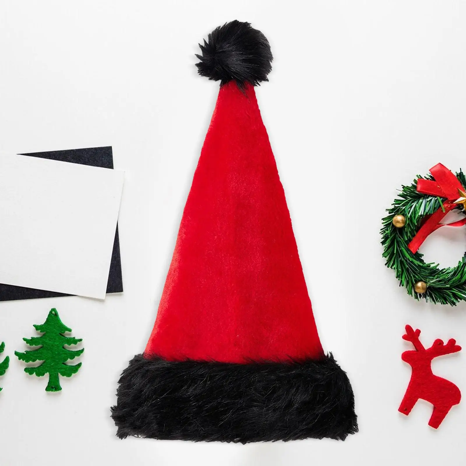 Gorro de Navidad, gorro de fiesta para celebraciones, vacaciones, puesta en escena, Carnaval