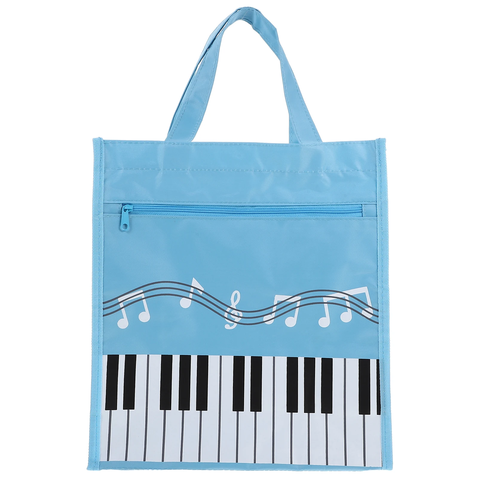 

Musical For Women Large Capacity Double Layer Storage With Handle Lightweight Portable Music Book Bag Piano