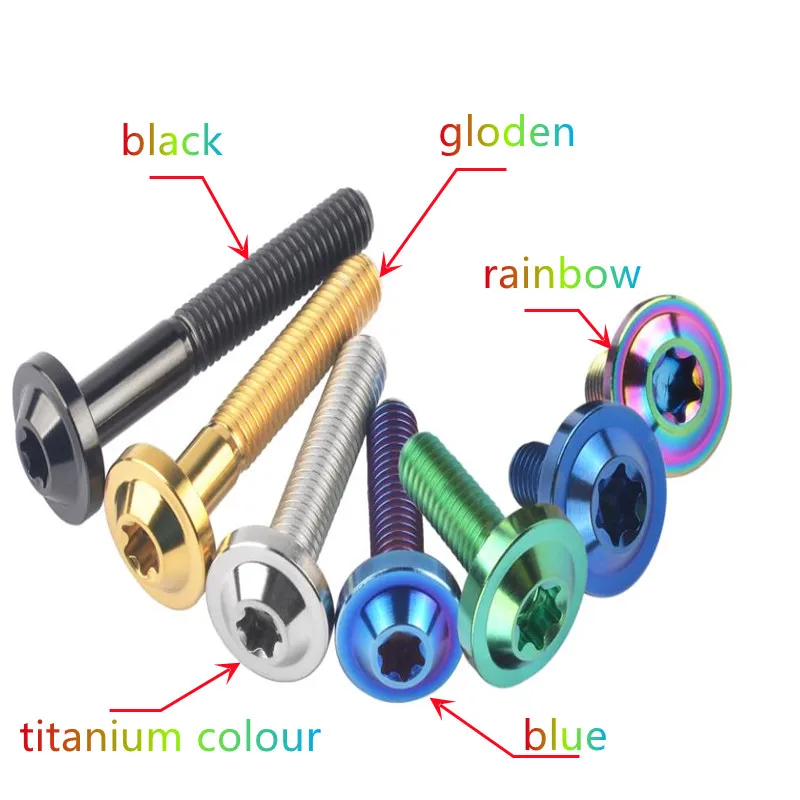 Viti Torx In Titanio M4 Per Moto – Kit Completo 10-35mm, Flangia Inclusa, Leggere E Resistenti
