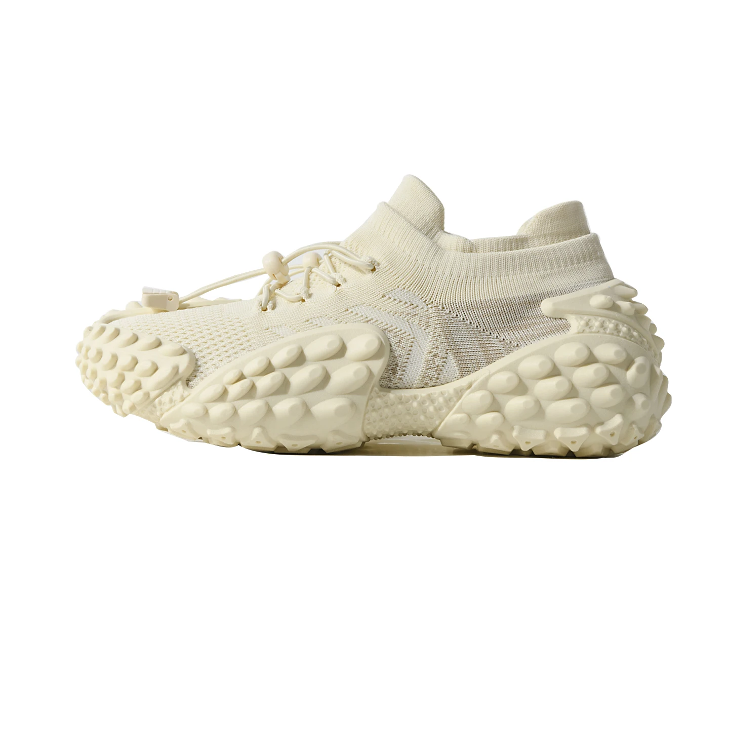 Outdoor Sport Shoes Ugly Cute Mesh One-Piece Men's Breathable Net Cloth Shoes Anti-Slip Wear-Resistant Thick Bottom Summer
