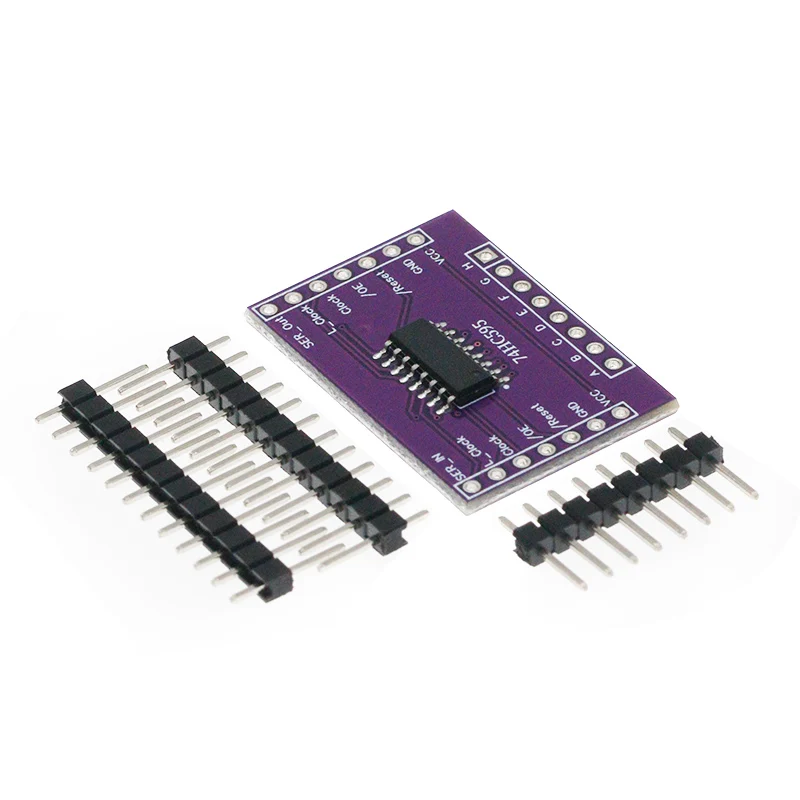 74HC595 shift register IC drain open output CMOS serial output low power consumption