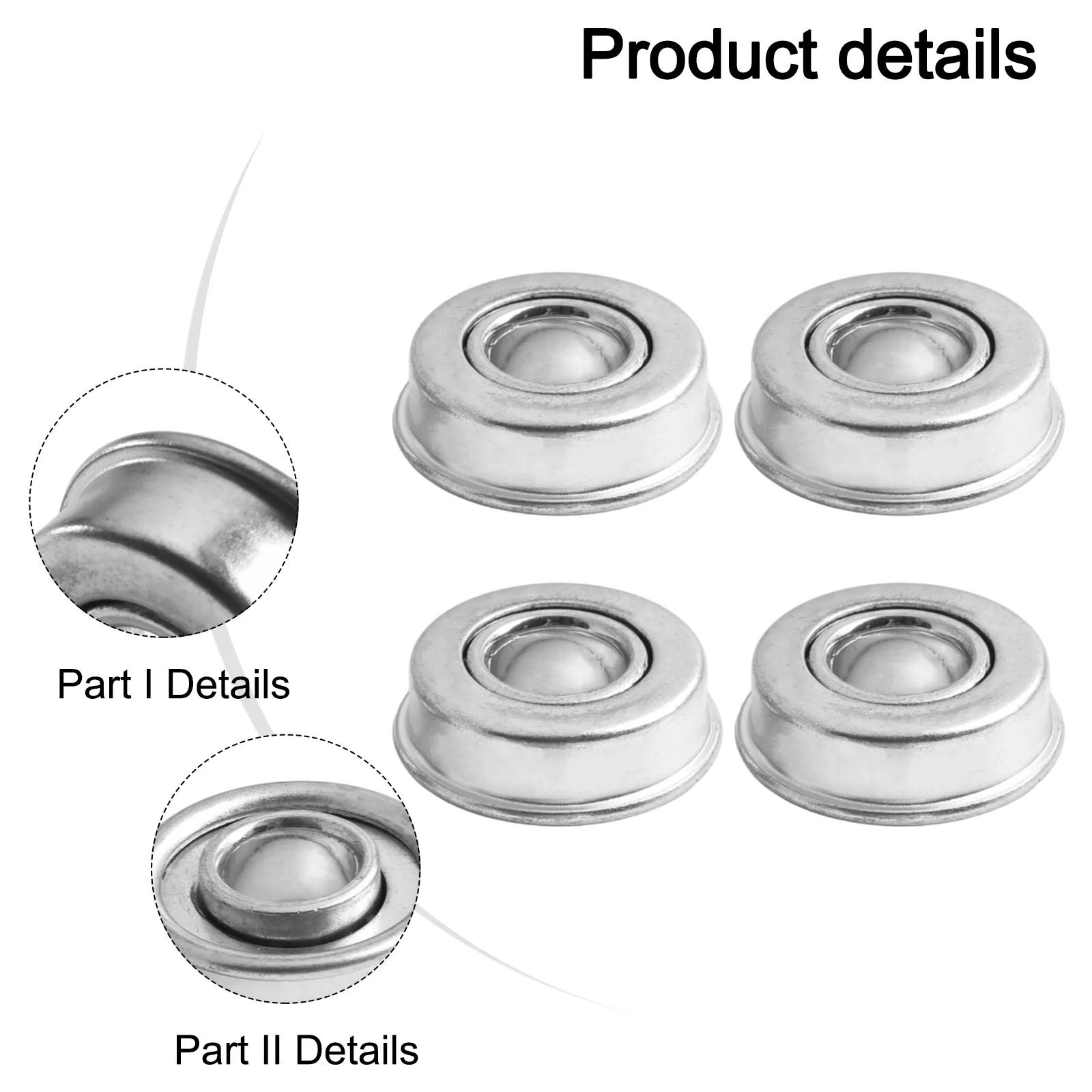 4pcs Wheel Bearing 12.7 X 28.6 X 11mm Tractor Lawn Tractor Wheels Ball Bearing Wheel For -Honda Lawn Mower For 91055-VA4-003