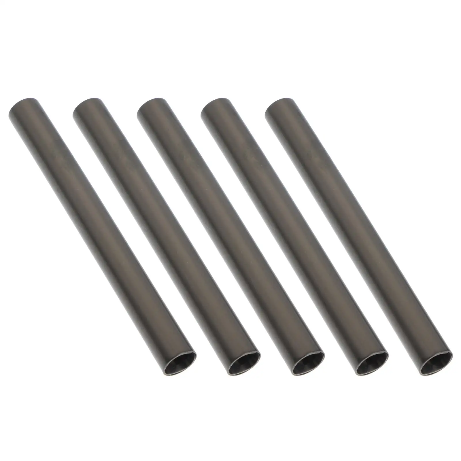 

5PCS Nail Pen Caps 8mm Zinc Alloy Lightproof Manicure Brush Covers Metal Color Decorative Practical Nail Supplies