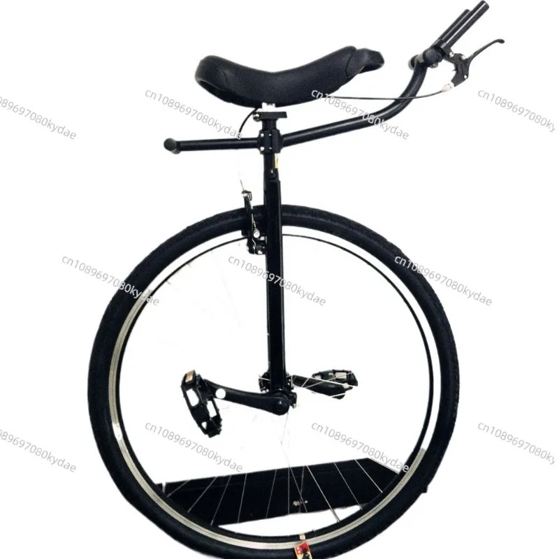 28'' Unicycle With Handle Bar And Brake Heavy Duty 28 inch Unicycle for Adults 200 Pounds