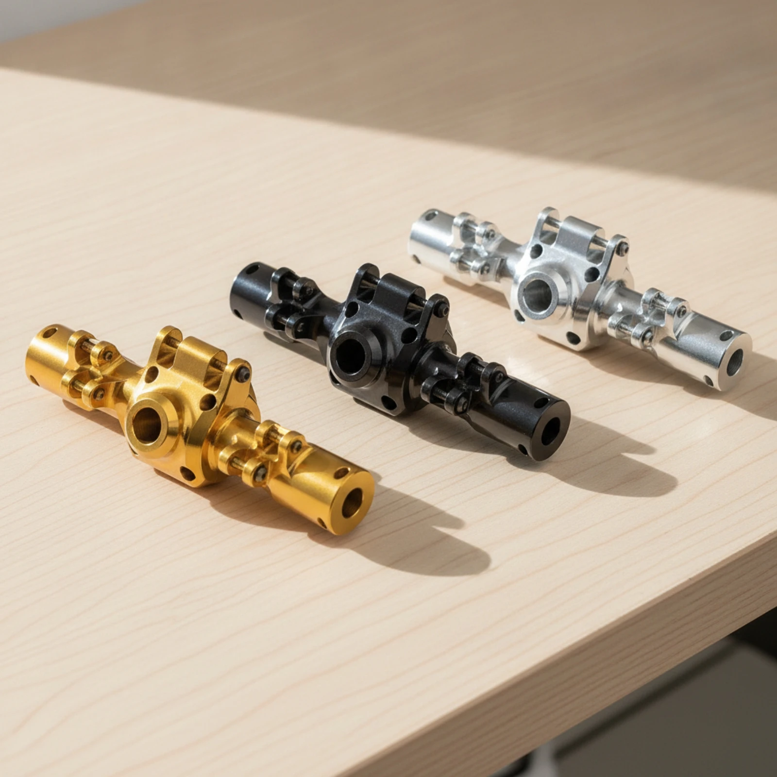 Rear Axle Housing 6061 Aluminum RC Axle Housing 1:10 Scale Direct-Fit for Hobbyists