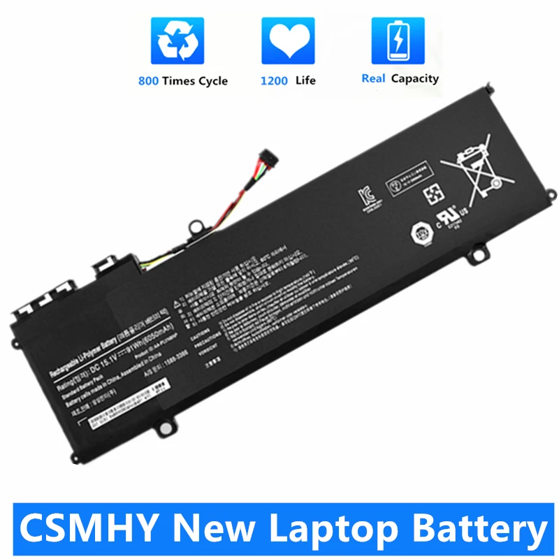 CSMHY New AA-PLVN8NP Laptop Battery For Samsung ATIV Book 8 Touch 780Z5E 780Z5E-S01 NP780Z5E 870Z5G NP870Z5G 870Z5E NP870Z5E